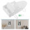 Easel White Board Magnetic Storage Cabinet Iron Hook Rack 11