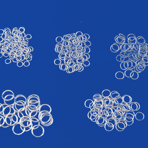 180pcs Rings Lobster Clasps Open Jump Ring Round Accessories 1