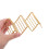 in inox 3 pezzi design v per taco pancake tortillas 4