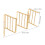 in inox 3 pezzi design v per taco pancake tortillas 3