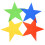 Multicolor Spot Markers Non-Slip Pvc Assorted Color 4pcs 10