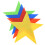 Multicolor Spot Markers Non-Slip Pvc Assorted Color 4pcs 8