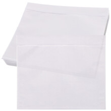 100 Pcs Adhesive Bag Packaging Bags Invoice Transparent Shipping