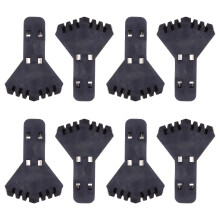 8pcs Folding Ladder Sliding Mat Rubber Earth Tones Blush