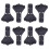 8pcs Folding Ladder Sliding Mat Rubber Earth Tones Blush 1