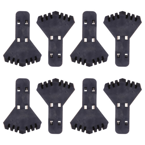 8pcs Folding Ladder Sliding Mat Rubber Earth Tones Blush