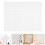 8 Pcs Plastic Mesh Canvas Sheet Grid Sheets For Embroidery Flexible 11