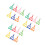 21-delig kinder insectenknippertjes met clips - plastic 9