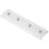 Home Curtain Joints Rail End Connector Adjustable Part Silver 8