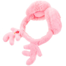 Bonnet d'oreilles en forme de girafe, chaud et portable