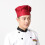 textiele pofmouw verstelbaar chef rood 9