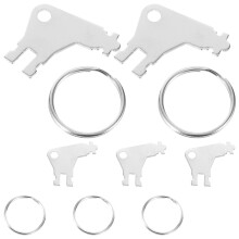 5 Pcs Soap Dispenser Key Paper Towel Universal Spouts Spill White