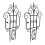 recinzione per balcone cortile 2 pezzi 1
