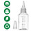 cosmetica 50 ml con becco, 10 pz per vernice auto 8