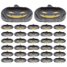 30 stuks papieren pompoenborden 18 cm voor halloween en