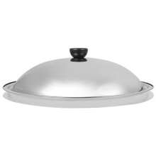 Pokrywa stali nierdzewnej do garnka, przeciwoparzeniowa, 34 cm