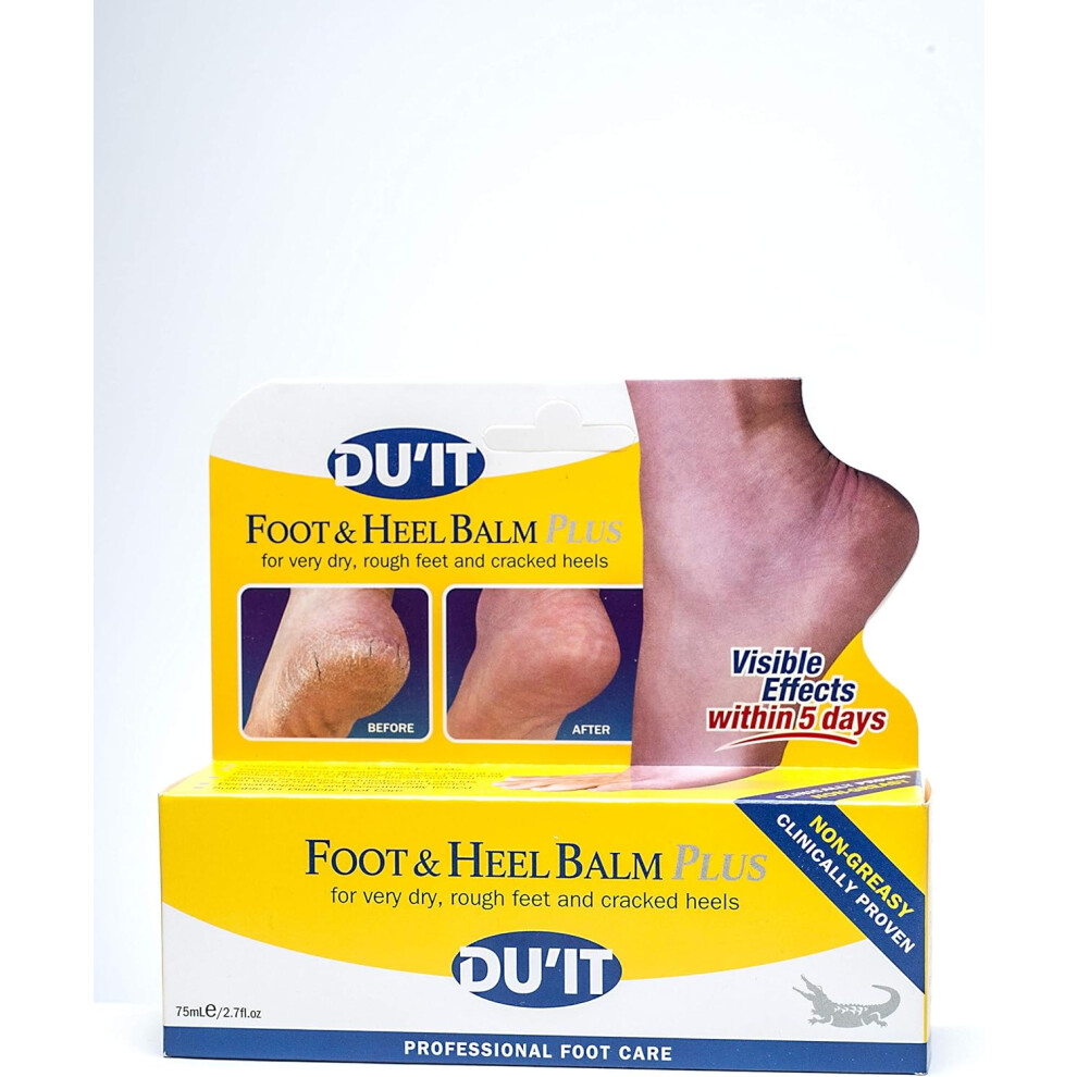 Cream Du'it Foot & Heel Balm Plus | Cracked Heel Repair, Moisturizing - 75Ml