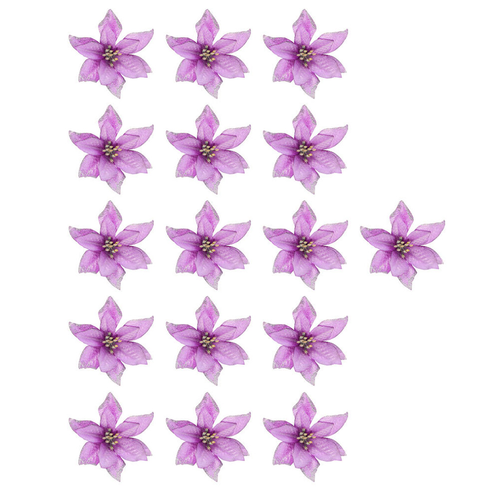 36 Szt. Imitacja śWiąTecznych KwiatóW Na Choinkę I Dekorację-image