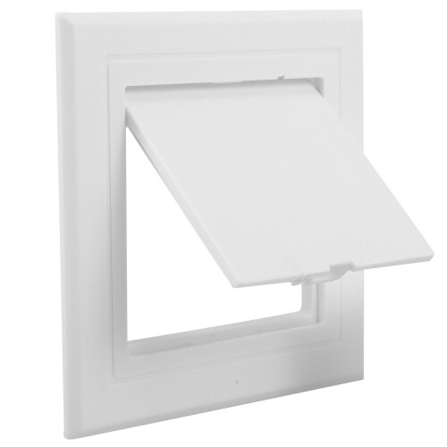 porta de painel plástico com por clipe, e fechar
