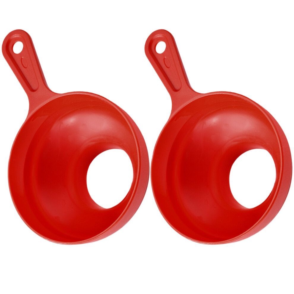 2 Szt. Wielofunkcyjna Plastikowa Lejka Do Oleju I Przypraw-image