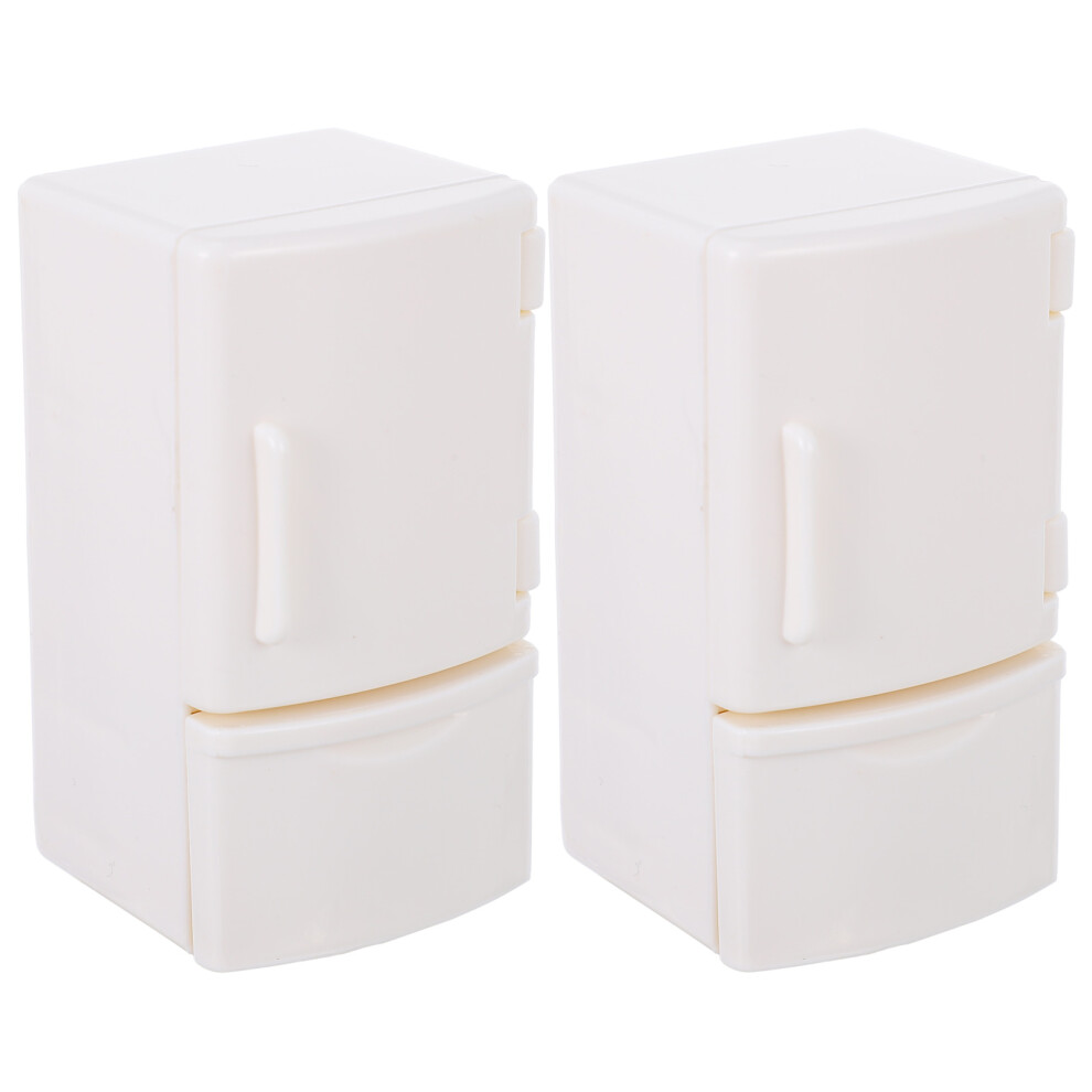 8 Sztuk Miniaturowa LodóWka, Element Dekoracyjny Do Scenki I Mebli-image