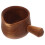 concha de madeira para , , temperos e mergulhar 10