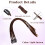 4Pièces Queue De Tressée Longue Synthétique Marron Décor 6