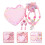 conjunto de infantil com , colar e para 3