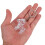 4 transparente -cabelos pet pingente frasco cachorro 4