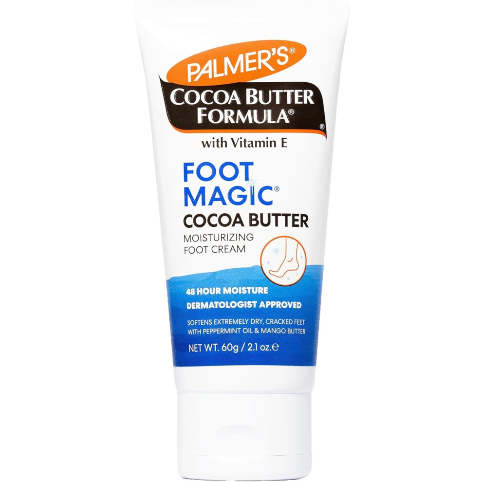 Cream Palmer's Cocoa Butter Foot Vitamin E, Moisturizes, Softens, Soothes, Dry Skin, Scars - 60G