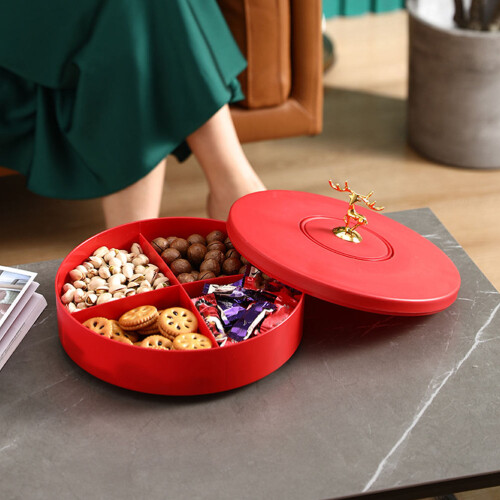 1St Deckel Snacks Box Nüsse Tablett Aufbewahrung 1