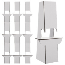 12Pz Cavalletti Espositivi Cartone Per Decorazione Casa