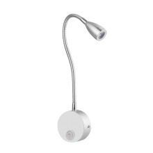 led leseleuchte schwanenhals gebürstet warmweiß