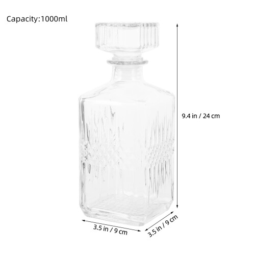 Wein Dekanter Mit Luftdichtem Stopper 1000 Ml 1