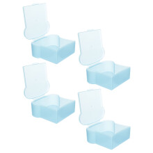 4Stück Sandwichbehälter, Toastförmige Lebensmittelboxen