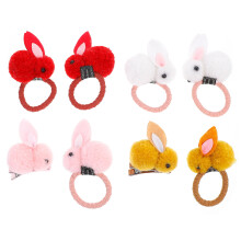 8 Teile Plüsch Kaninchen Haargummi Hase Elastisch Kinder Kopfschmuck