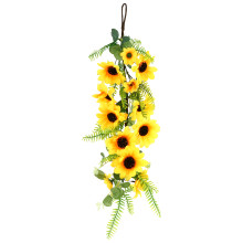 Künstliche Sonnenblumen- Weidenranken Hängepflanze