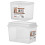 2Stk. Airtight Kunststoff Transparent Mit Deckel 9