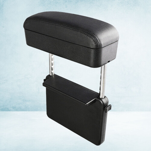 Universal Auto Armlehne Box Mittelkonsole Ellbogenstütze Schwarz 2