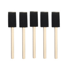 10 stk schwammbürste mit holzgriff für acrylfarben lacke basteln