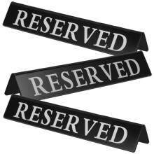 3Stk Reserved Seats Schild Acryl Für Restaurant Hochzeit