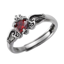 Lady Ring Zirkonia Retro Damen Finger Schmuck