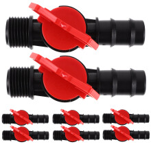 8St Drip Irrigation Kugelhähne Garten Wasserschalter