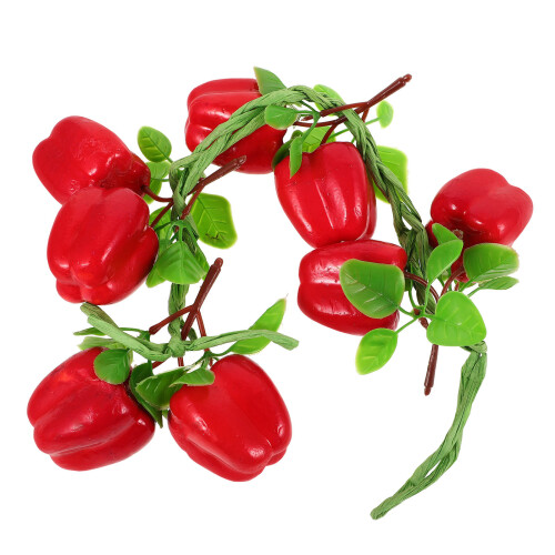 1 künstliche chili , simulation chili, falsches gemüse 2