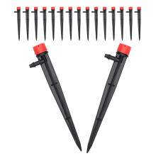 20pcs adjustable 360 degree drip irrigation tubing with stakes