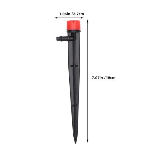 20pcs adjustable 360 degree drip irrigation tubing with stakes 2