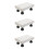 -pack holzseifenschale, holztablett, tellerable mit tragegriff 10