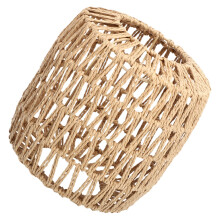 geflochtene Pendelleuchte aus Rattan mit E27-Fassung für Kücheninsel