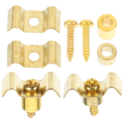 4 Sets String Fixer Einfacher Eisenblock Metall 2