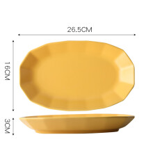 Dessertteller Schale Gelb Für Zuhause Restaurant